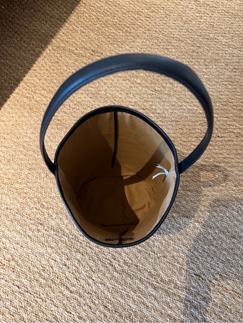 NWOT J.Crew Berkeley Bucket Bag Black Leather - Picture 14 of 14